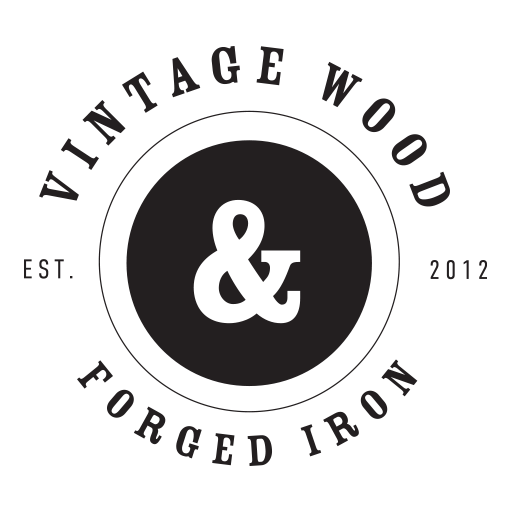 Vintage Wood and Forged Iron