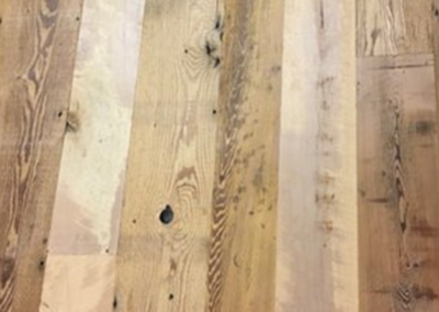Reclaimed Maple and Hemlock Wood Wall Planks